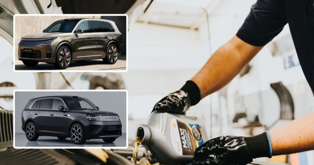 Ilustrasi mobil EREV Li Auto dan Xiaomi dengan interval servis 3 tahun