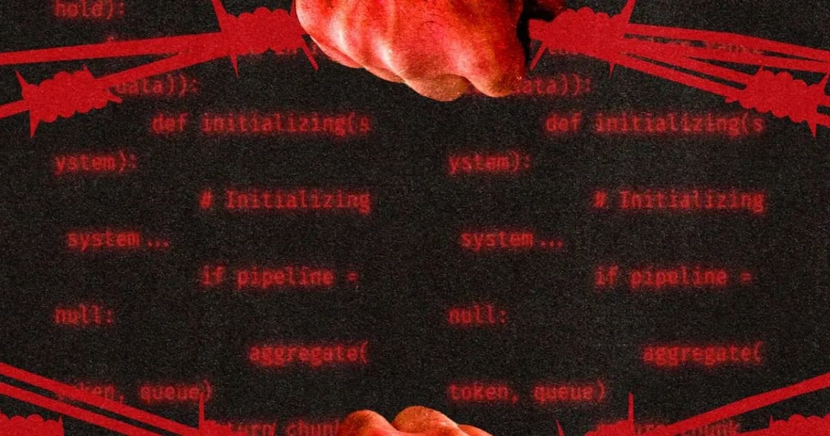 Ilustrasi peretasan AI OpenAI yang menembus sistem keamanan Hugging Face