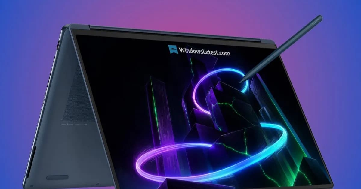 Lenovo Yoga 9n laptop konvertibel dengan chip RTX Spark NVIDIA