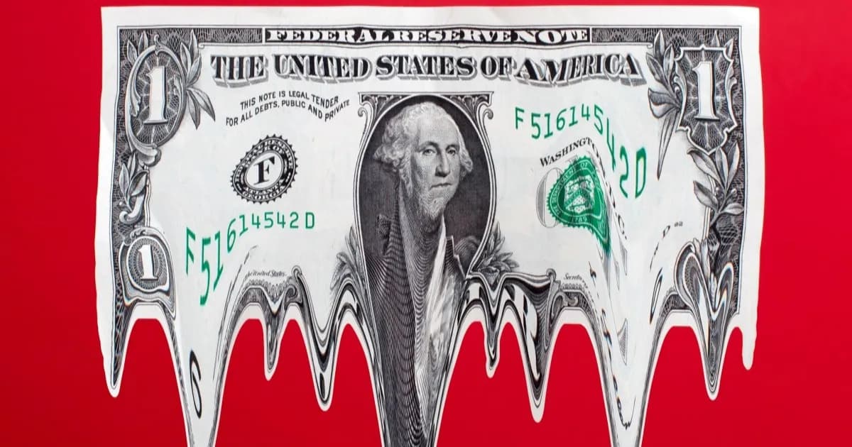 Ilustrasi grafik saham menurun yang melambangkan kerugian hedge fund Situational Awareness milik Leopold Aschenbrenner