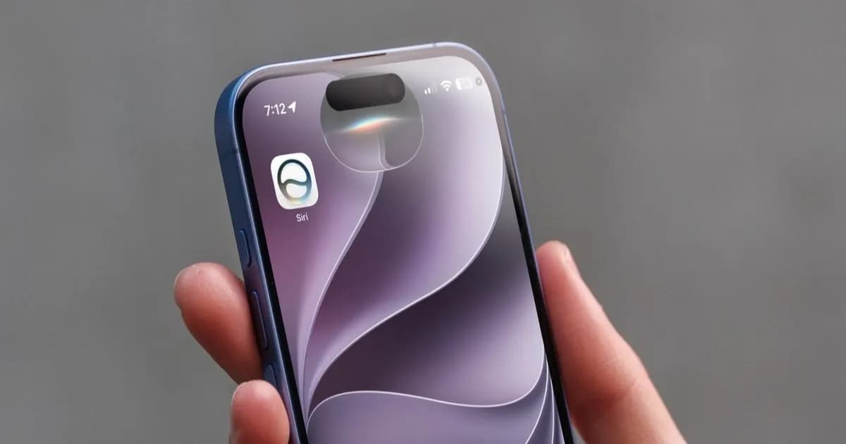 Siri AI performing searches di iPhone
