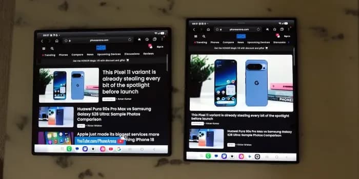 Samsung Galaxy Z Fold 8 dengan desain passport dan layar lebar