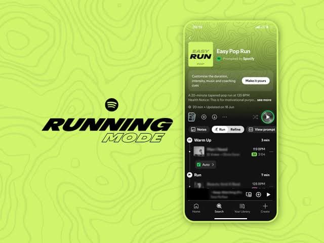 Spotify Rilis Running Mode untuk Pecinta Lari, Begini Cara Pakainya