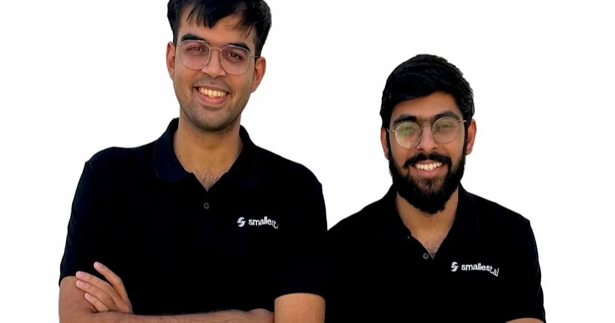 Sudarshan Kamath founder dan CEO Smallest.ai berbicara tentang pengembangan model suara real-time