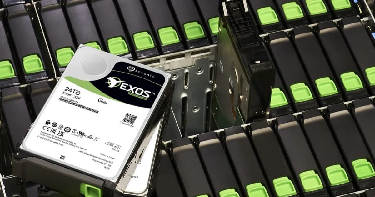 HDD 50TB Seagate dengan platform Mozaic 5+ 5TB per piringan