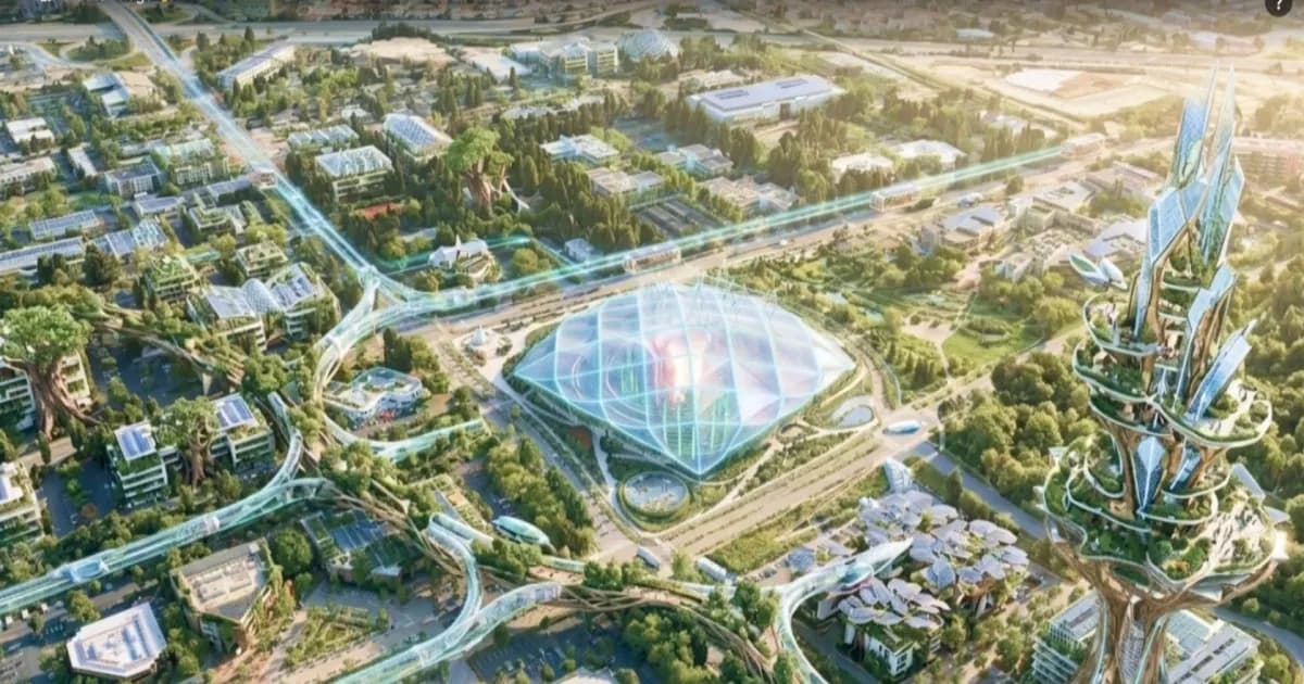 Ilustrasi fitur AI Google Earth yang ditarik karena disalahgunakan untuk membuat gambar palsu