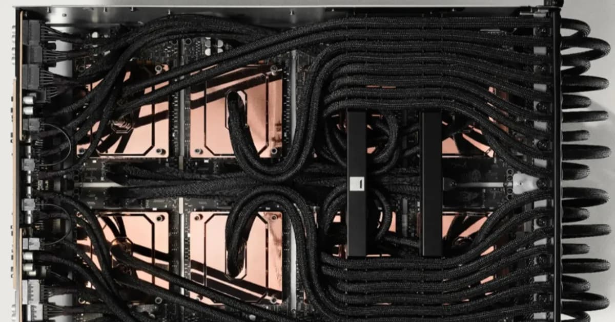 Etched system tray untuk inferensi AI