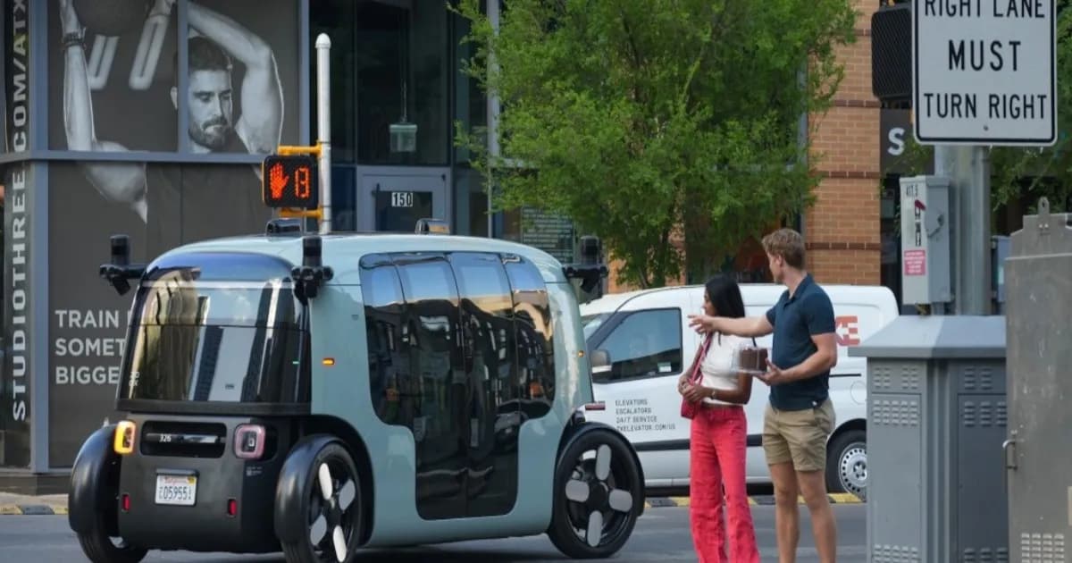 Ilustrasi kendaraan otonom Zoox yang mendapatkan izin NHTSA untuk layanan robotaxi berbayar