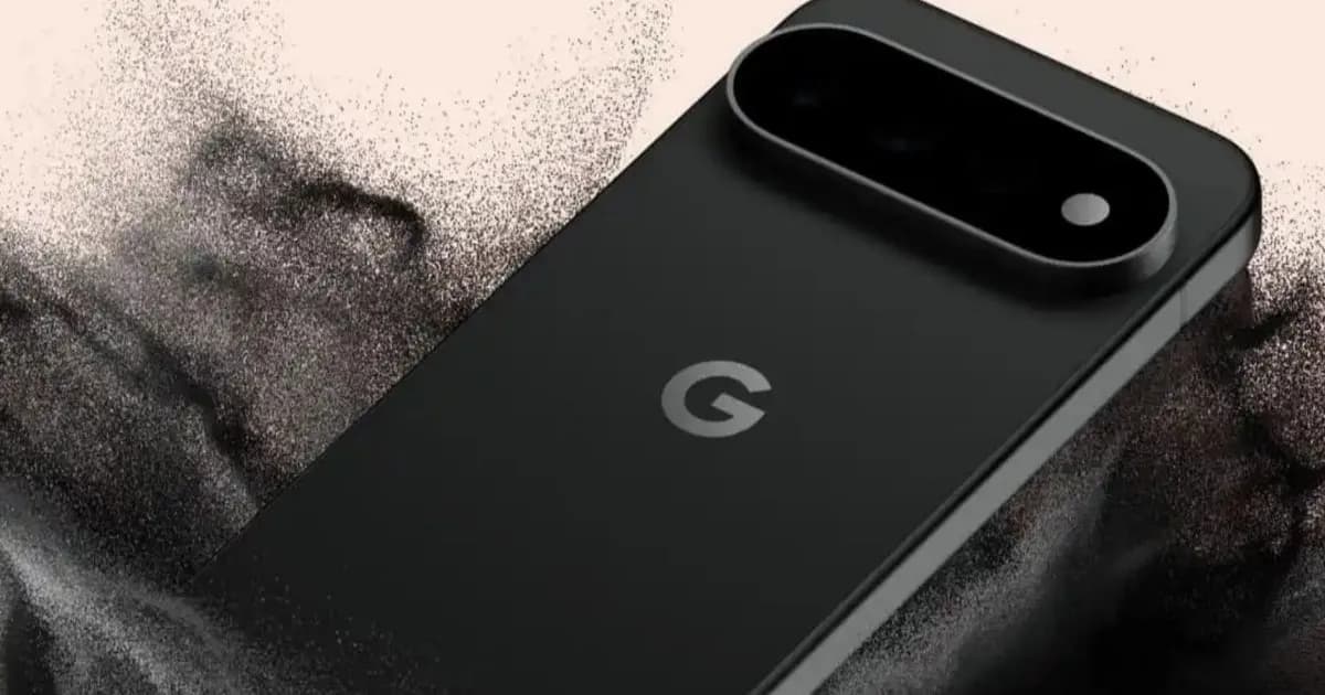 Render Pixel 11 Pro dengan finish matte black dan Camera Bar seragam