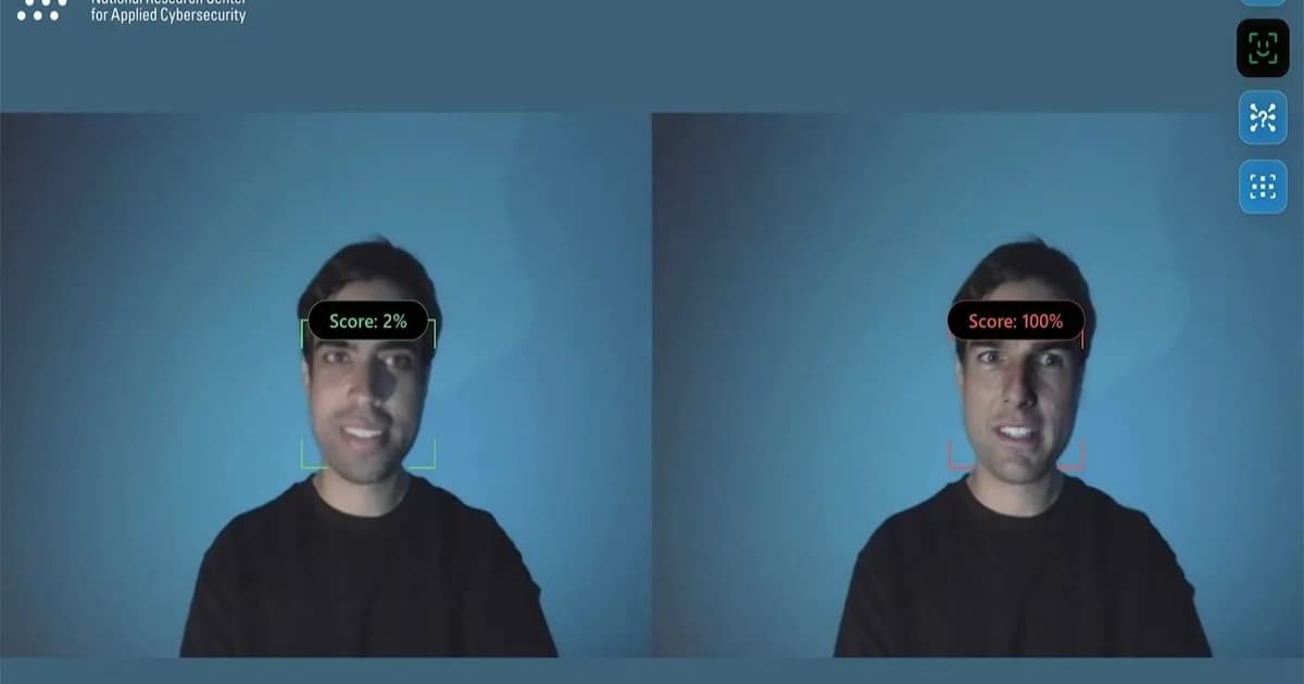 Ilustrasi deteksi deepfake pada perangkat Honor