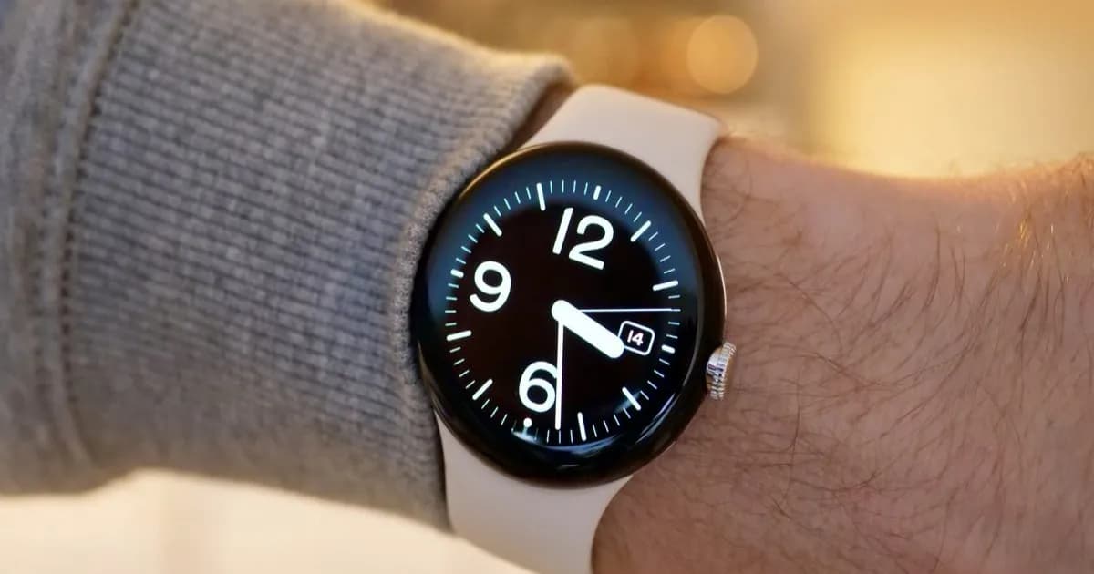 Pixel Watch 5 dengan layar AMOLED dan desain premium