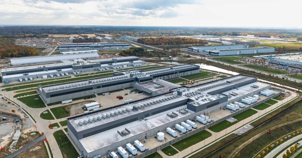 Ilustrasi moratorium data center AI di Texas dan berbagai negara bagian AS