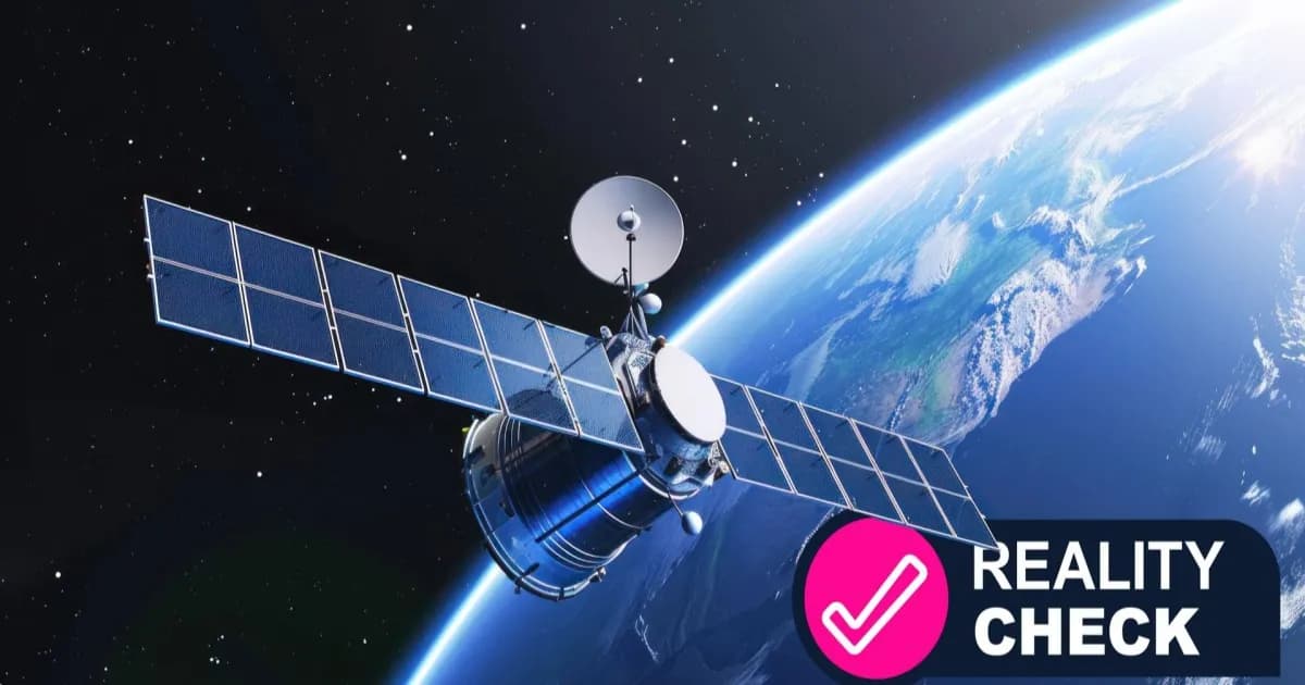 Ilustrasi satelit Starlink V3 yang akan mendukung layanan Starlink Mobile di orbit rendah Bumi