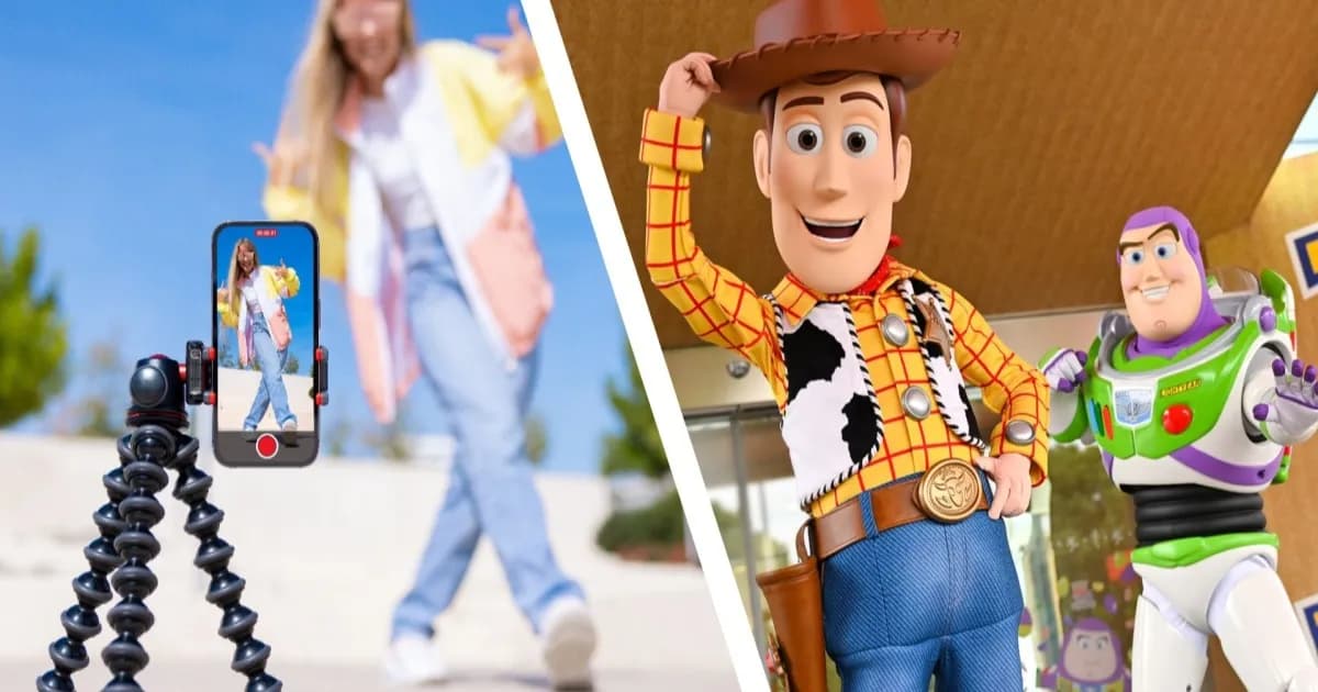 Ilustrasi kemitraan The Walt Disney Company dengan TikTok untuk konten video vertikal