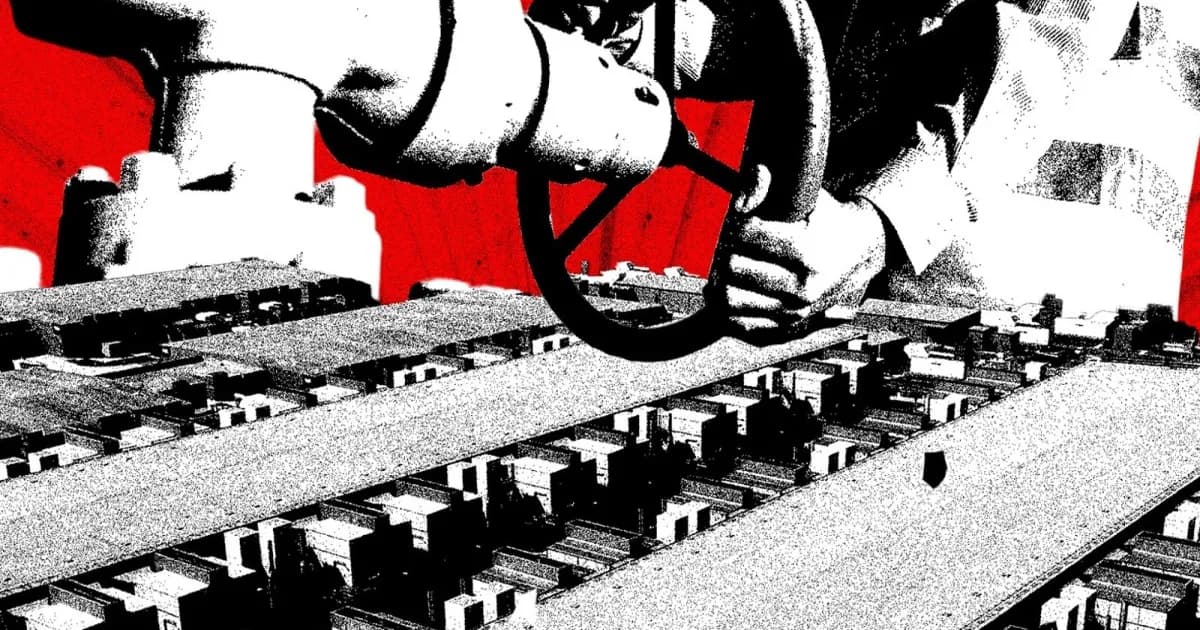 Ilustrasi pembangkit listrik tenaga gas untuk data center AI di AS