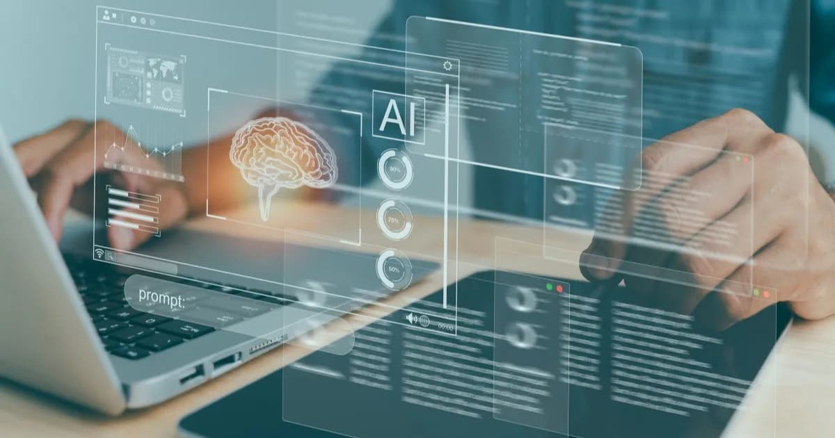 Ilustrasi teknologi AI membuka akses periklanan streaming TV untuk usaha kecil dan menengah