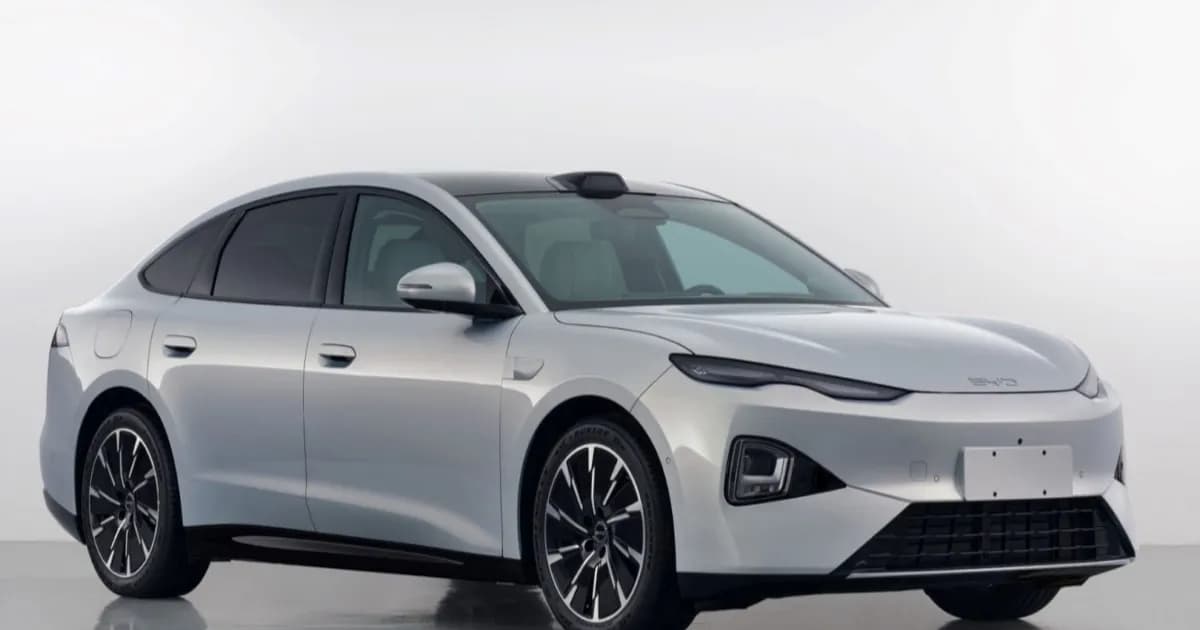 All-new BYD Seal 07 sedan dengan desain baru dan LiDAR di atap terungkap di MIIT