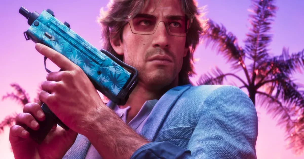 Ilustrasi kotak edisi fisik GTA 6 yang hanya berisi kode digital download tanpa cakram game