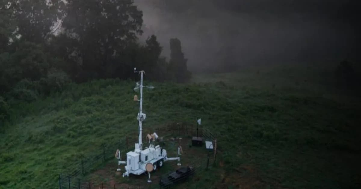 Sistem counter-unmanned aerial system SkyValor buatan CACI