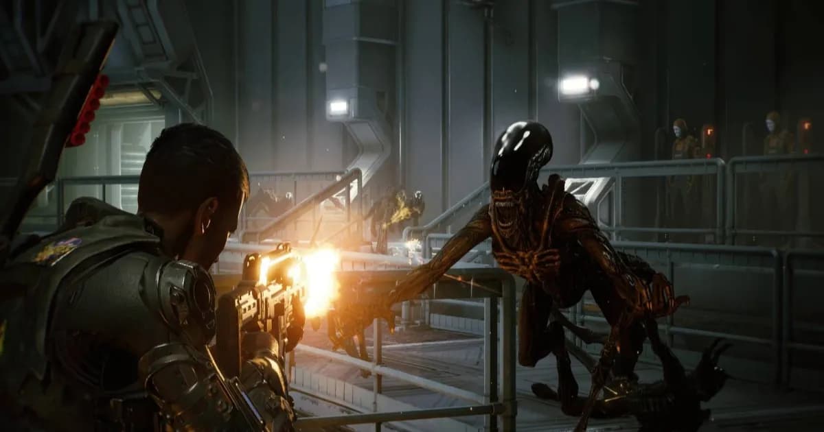 Marinir Aliens Fireteam Elite berhadapan dengan gerombolan xenomorph dalam game yang kini tidak bisa diakses di Nintendo Switch