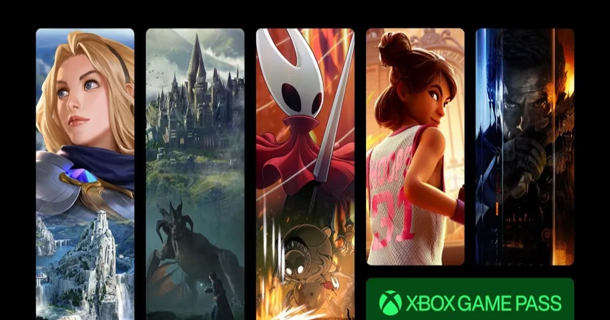 Ilustrasi logo Xbox dengan latar belakang gelap dan aksen hijau khas platform