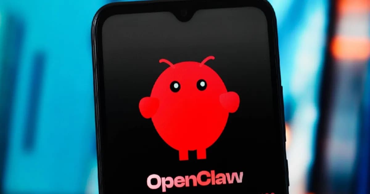 Tampilan aplikasi OpenClaw di layar ponsel