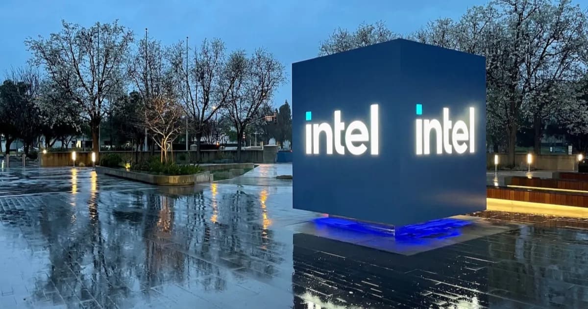 Gedung kantor pusat Intel di Santa Clara, California