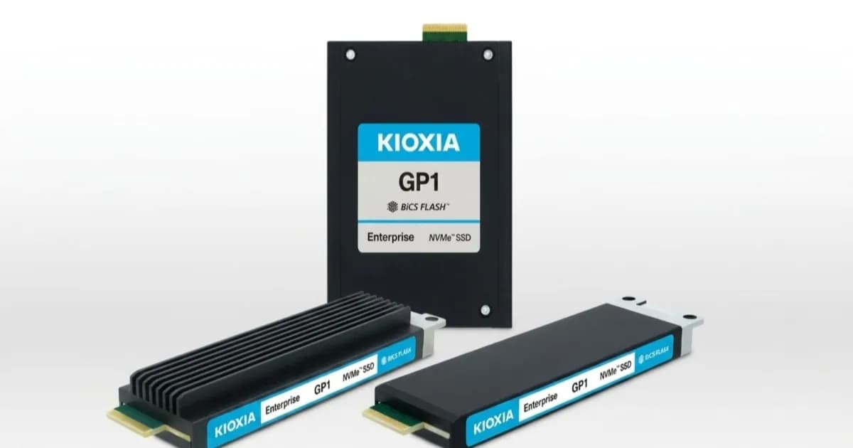 Kioxia GP1 Series SSD PCIe 6.0 dengan performa 10 juta IOPS untuk AI