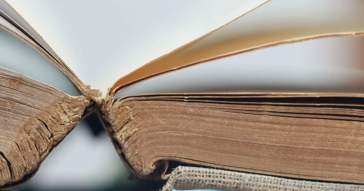 Buku dengan punggung yang dipotong di fasilitas pemindaian Amazon VGT3