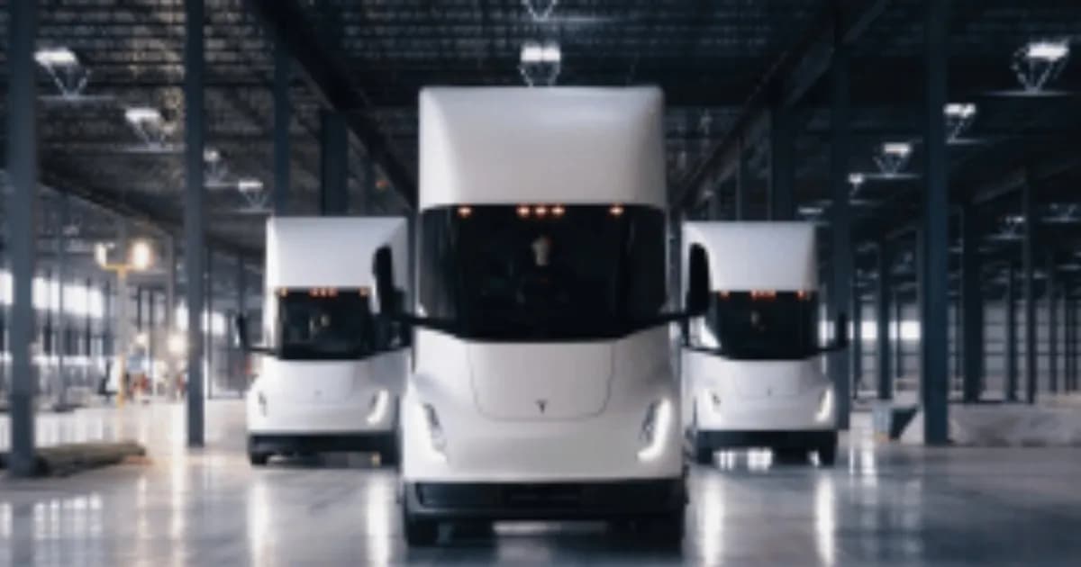 Tesla Semi factory hero