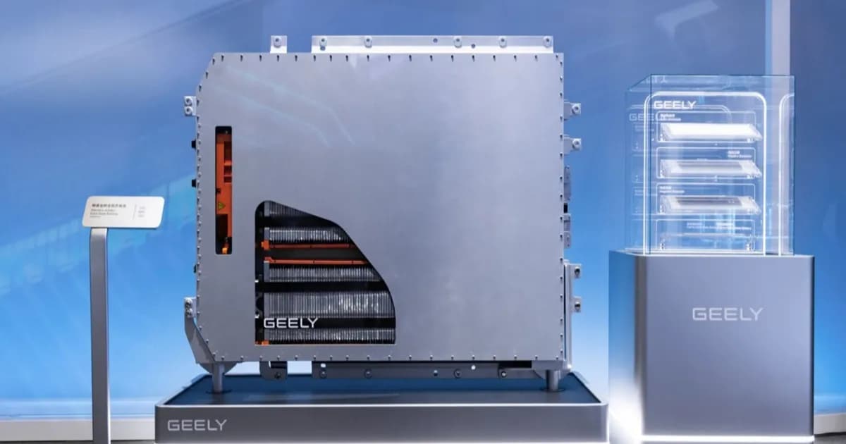 Baterai solid-state Geely dengan kepadatan energi 500 Wh/kg untuk kendaraan listrik