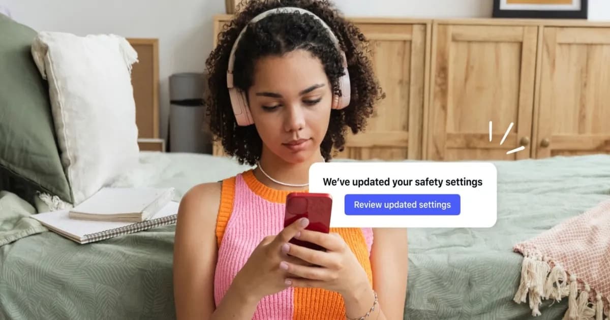 Ilustrasi strategi Meta menggunakan influencer untuk mempromosikan fitur keamanan Teen Accounts