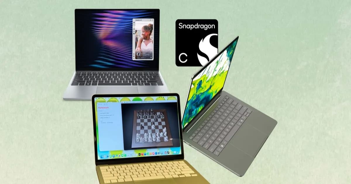 Qualcomm Snapdragon C overview deck dengan logo dan spesifikasi chip