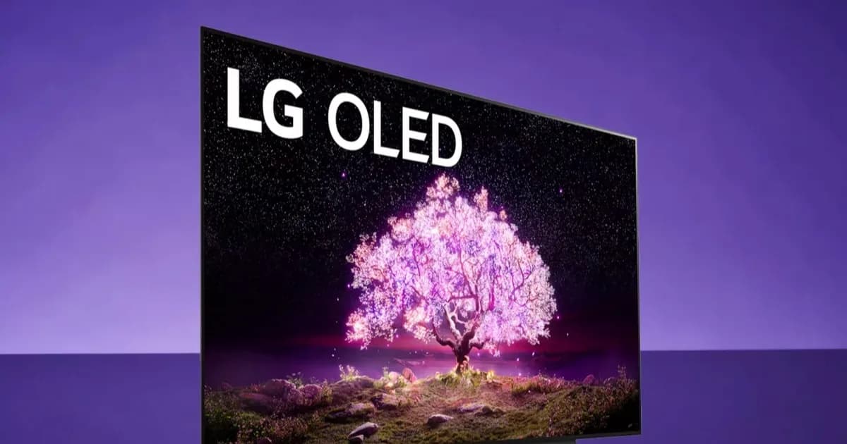 Ilustrasi panel OLED LG Display dengan teknologi FLiPP