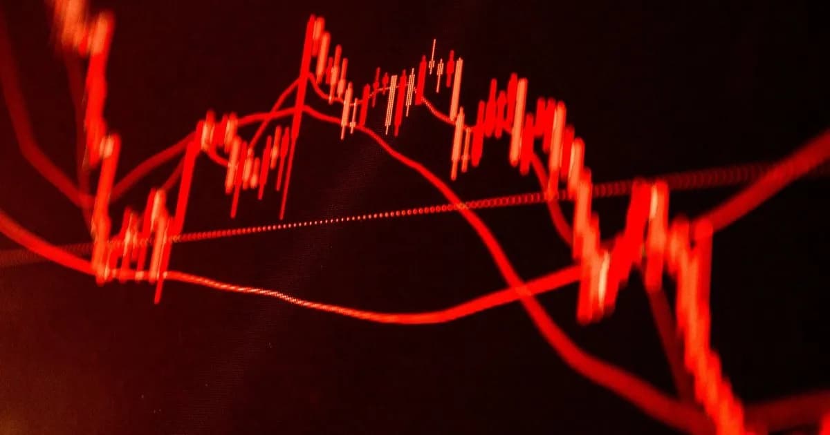 Ilustrasi koreksi pasar saham akibat gelembung investasi AI