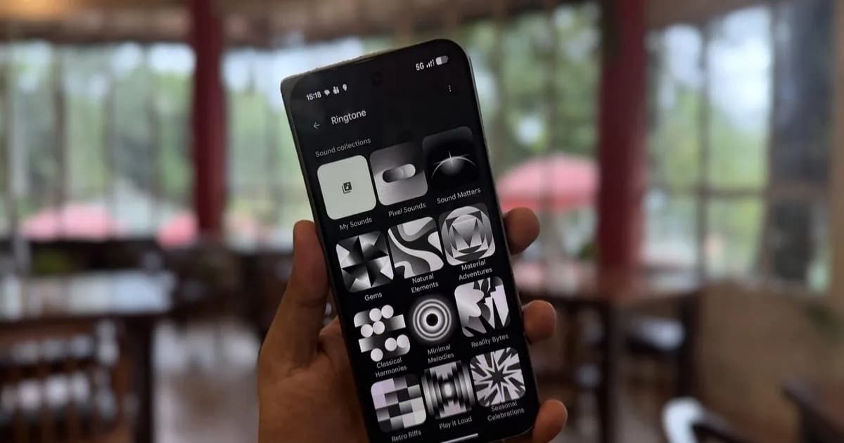 Pengaturan pola getaran kustom pada Google Pixel 11