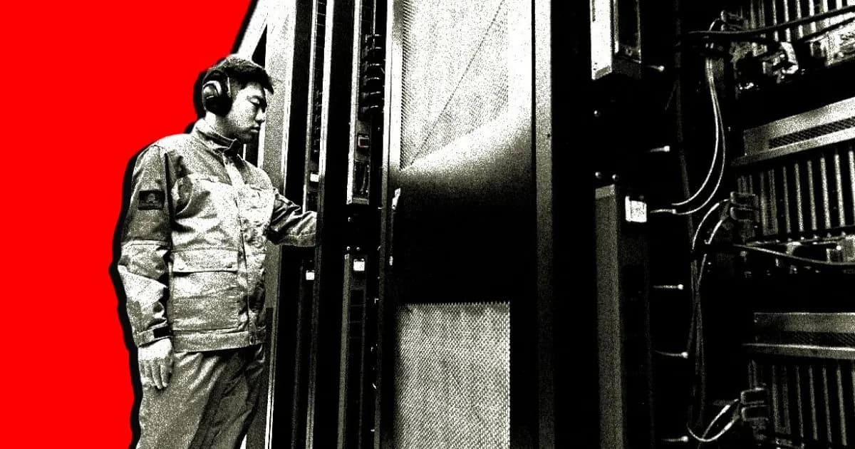Ilustrasi pusat data AI di Ulanqab Mongolia Dalam China dengan kapasitas 12,5 gigawatt