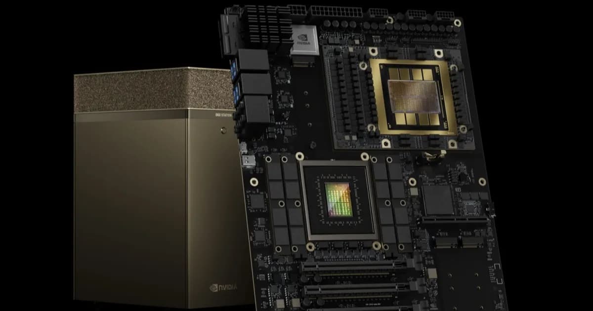 Nvidia DGX Station dengan GB300 Superchip di Computex 2026