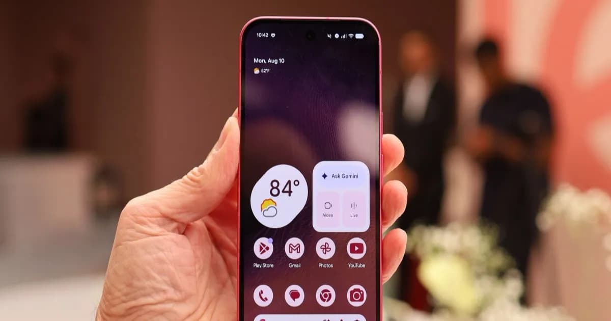 Ilustrasi Google Pixel 11 yang menjalankan sistem Android dengan aplikasi Android Pulse