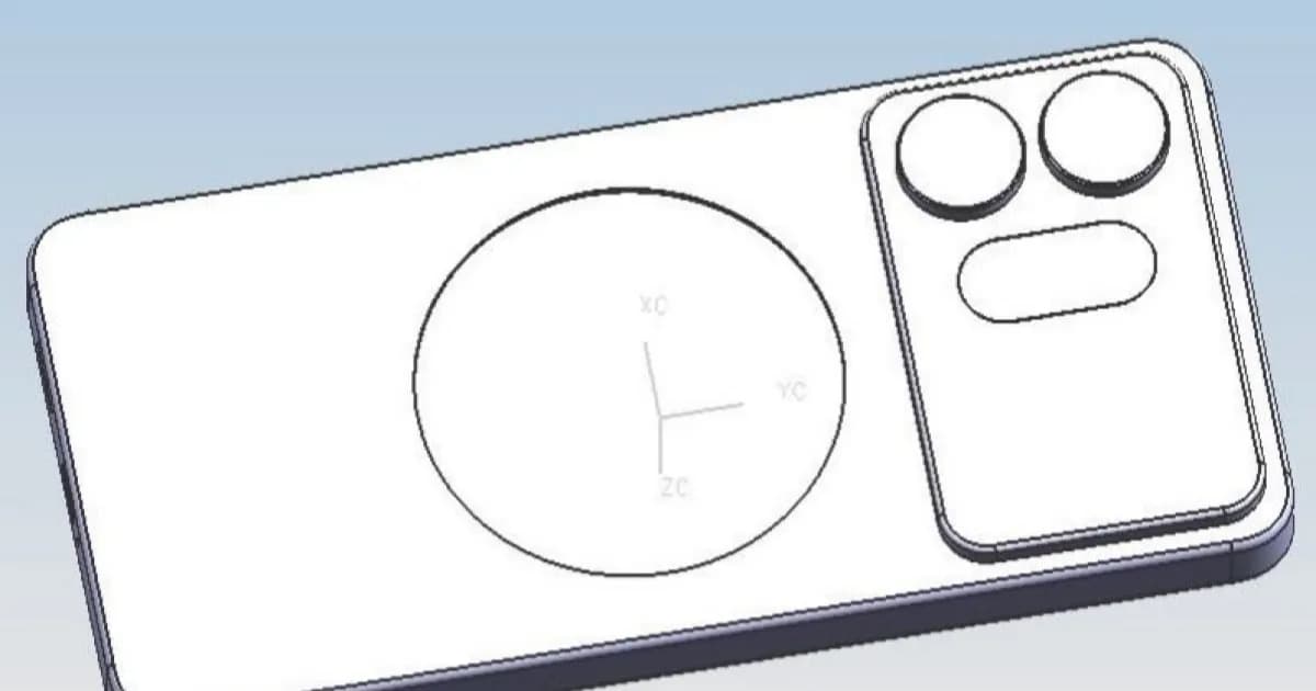 Render CAD Galaxy S27 Ultra menunjukkan desain kamera belakang baru dengan tiga sensor dan potongan berbentuk pil