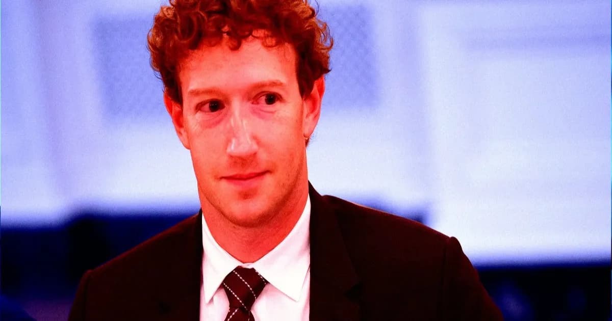 Meta CEO Mark Zuckerberg attends a dinner hosted by US President Donald Trump with tech leaders for a dinner.