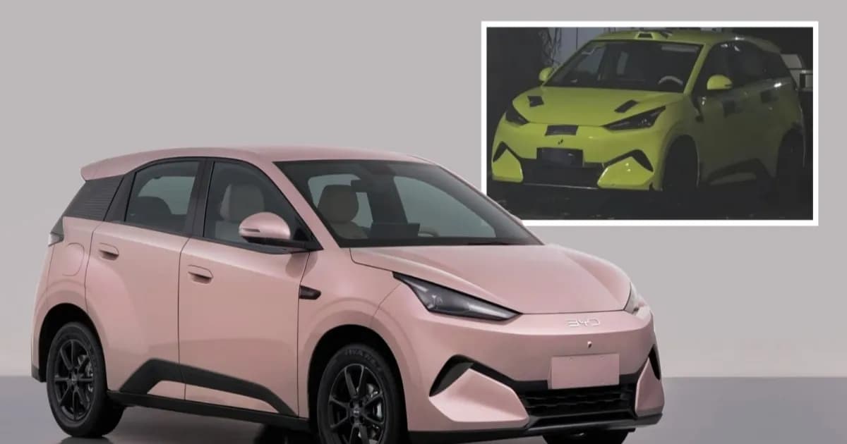 BYD Great Seagull hatchback listrik baru dari seri Ocean yang akan meluncur tahun ini