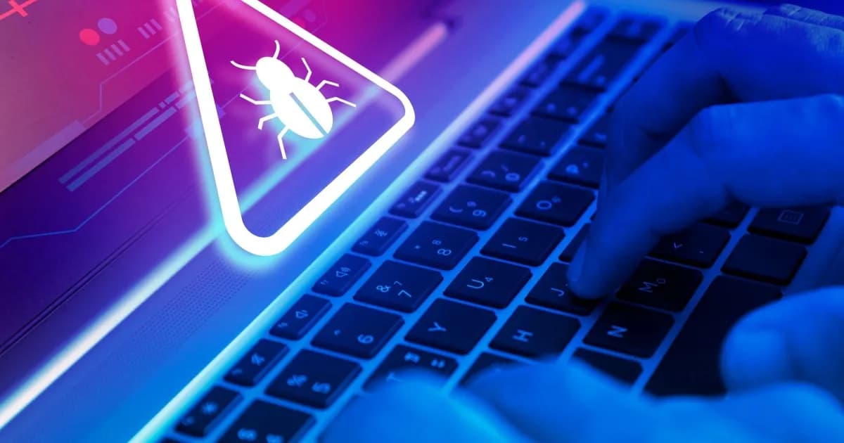 Ilustrasi serangan siber AI otonom yang menargetkan infrastruktur digital