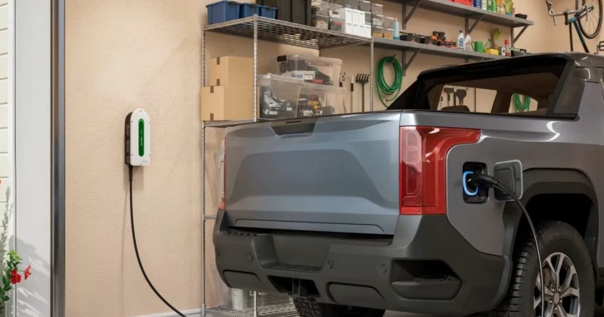 Schneider Charge home EV charger dengan sistem manajemen beban listrik dinamis