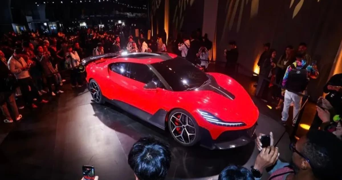 Mobil konsep Dreame Rocket Car yang dipamerkan di San Francisco