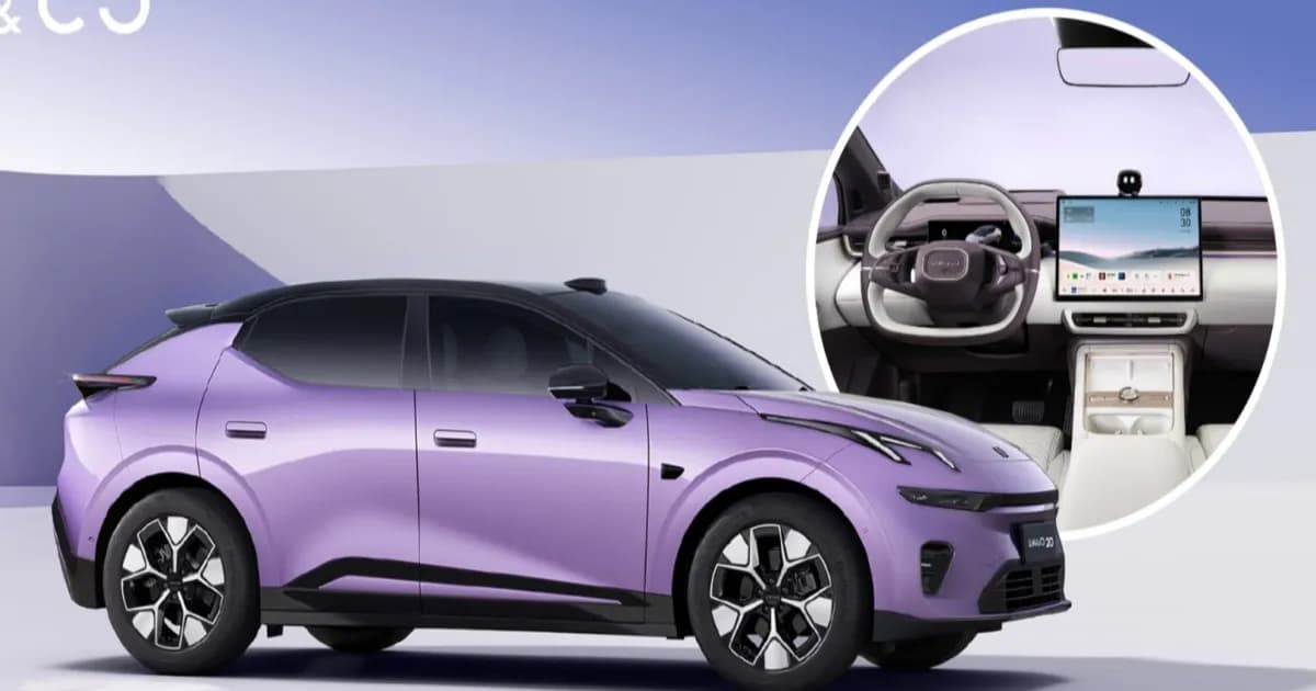 Lynk & Co 02 update dengan motor listrik 16-in-1 mengungkap interior baru