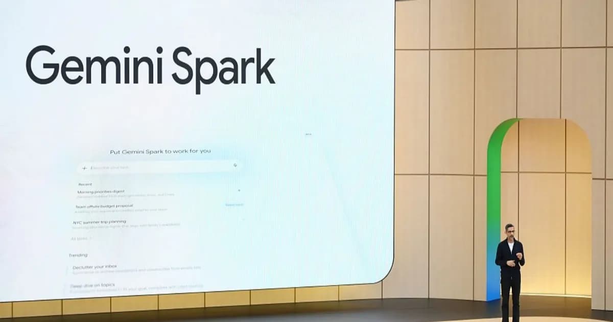 Tampilan antarmuka aplikasi Google Gemini dengan berbagai fitur AI seperti Spark dan Daily Brief