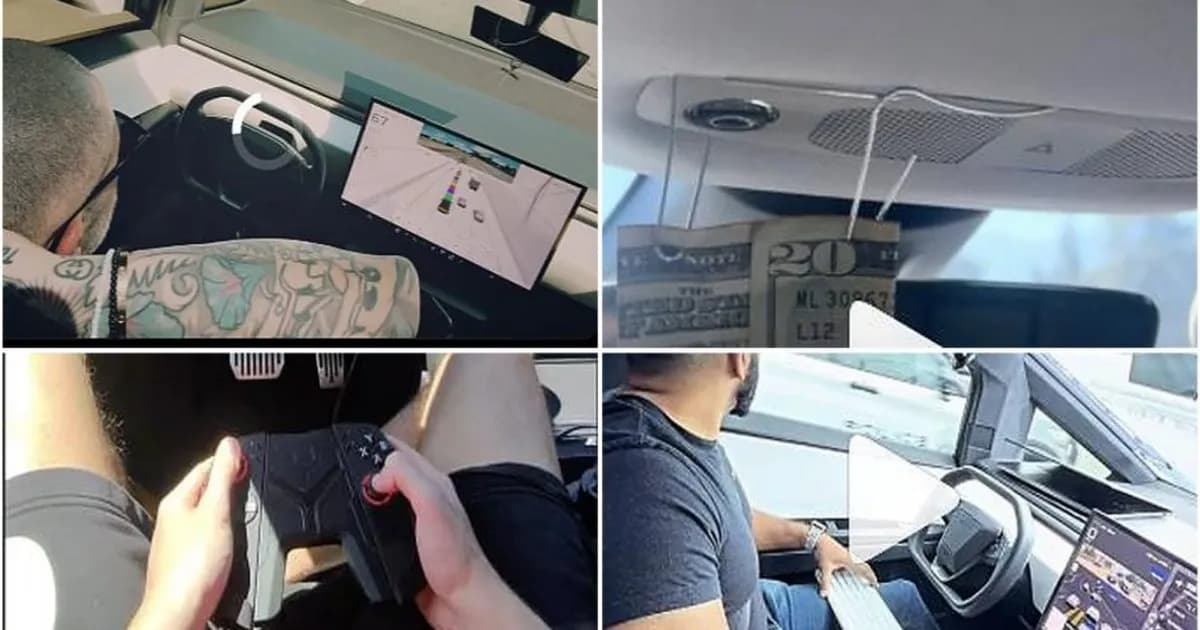 Pengemudi Tesla tertidur di kursi kemudi sambil FSD aktif dengan visualisasi di layar