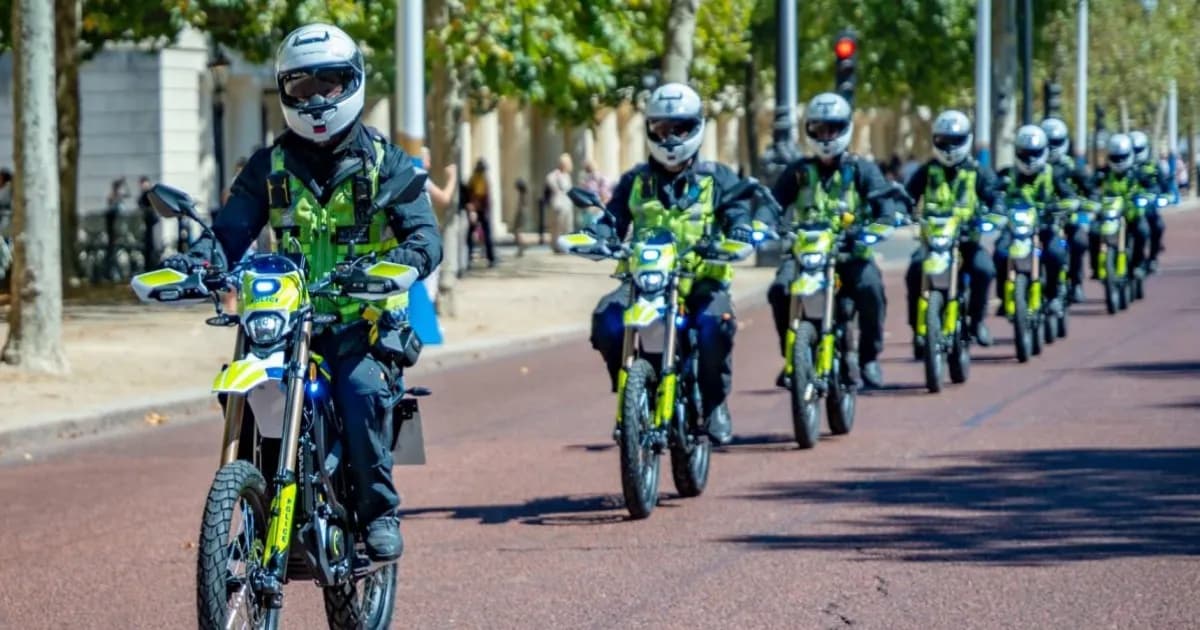 Motor listrik Sur-Ron milik Polisi London yang digunakan untuk mengejar pelaku kejahatan di area perkotaan