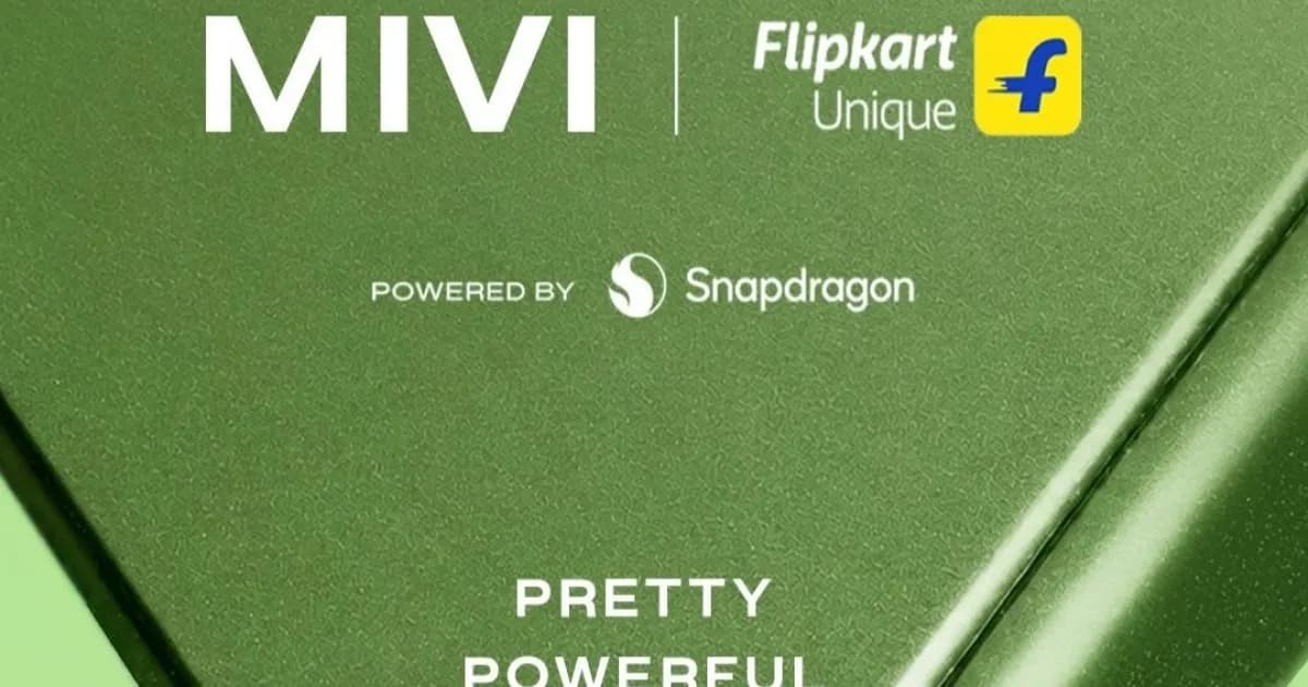 Smartphone 5G pertama dari Mivi dengan chipset Snapdragon dalam warna hijau